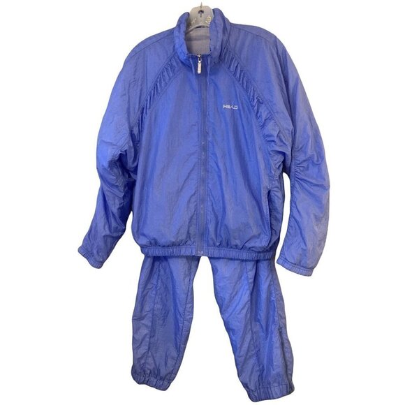 Vintage Womens Head Sportswear Windbreaker TrackSuit Purple Medium - Picture 1 of 12